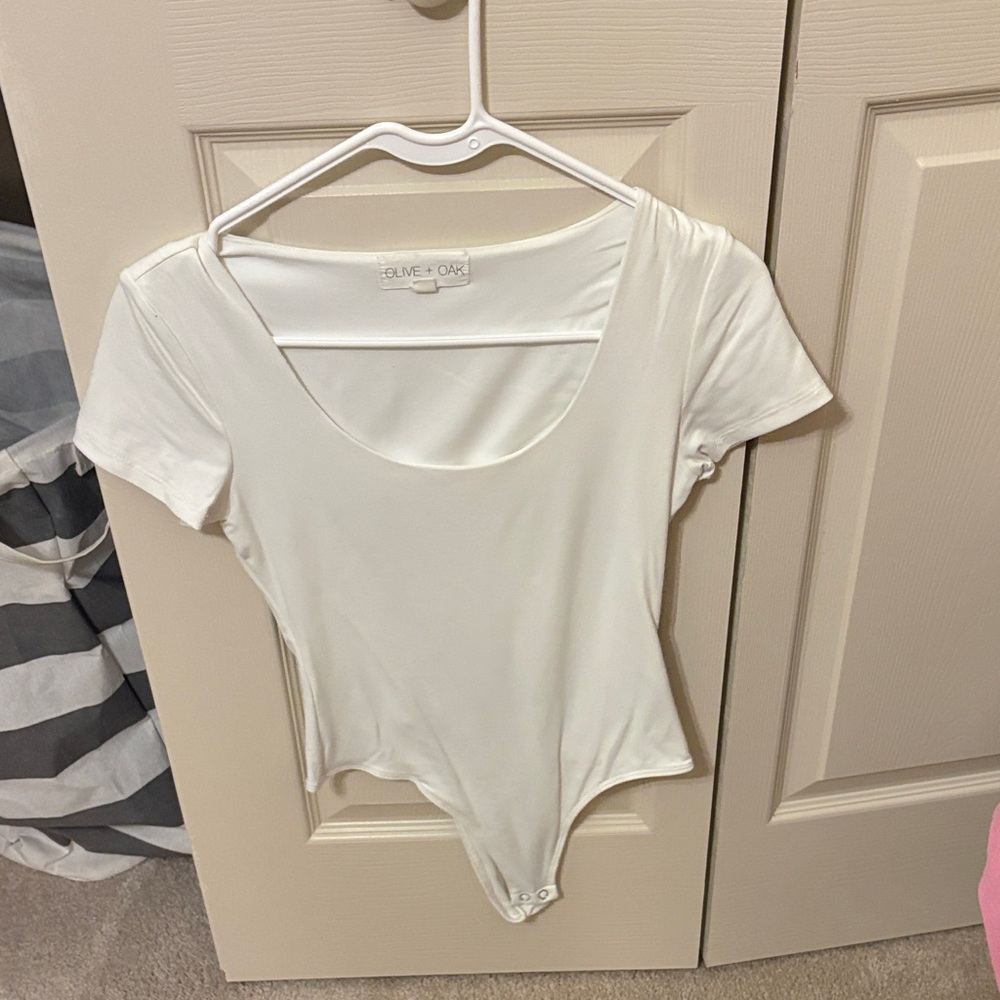 Olive & Oak Cream Bodysuit